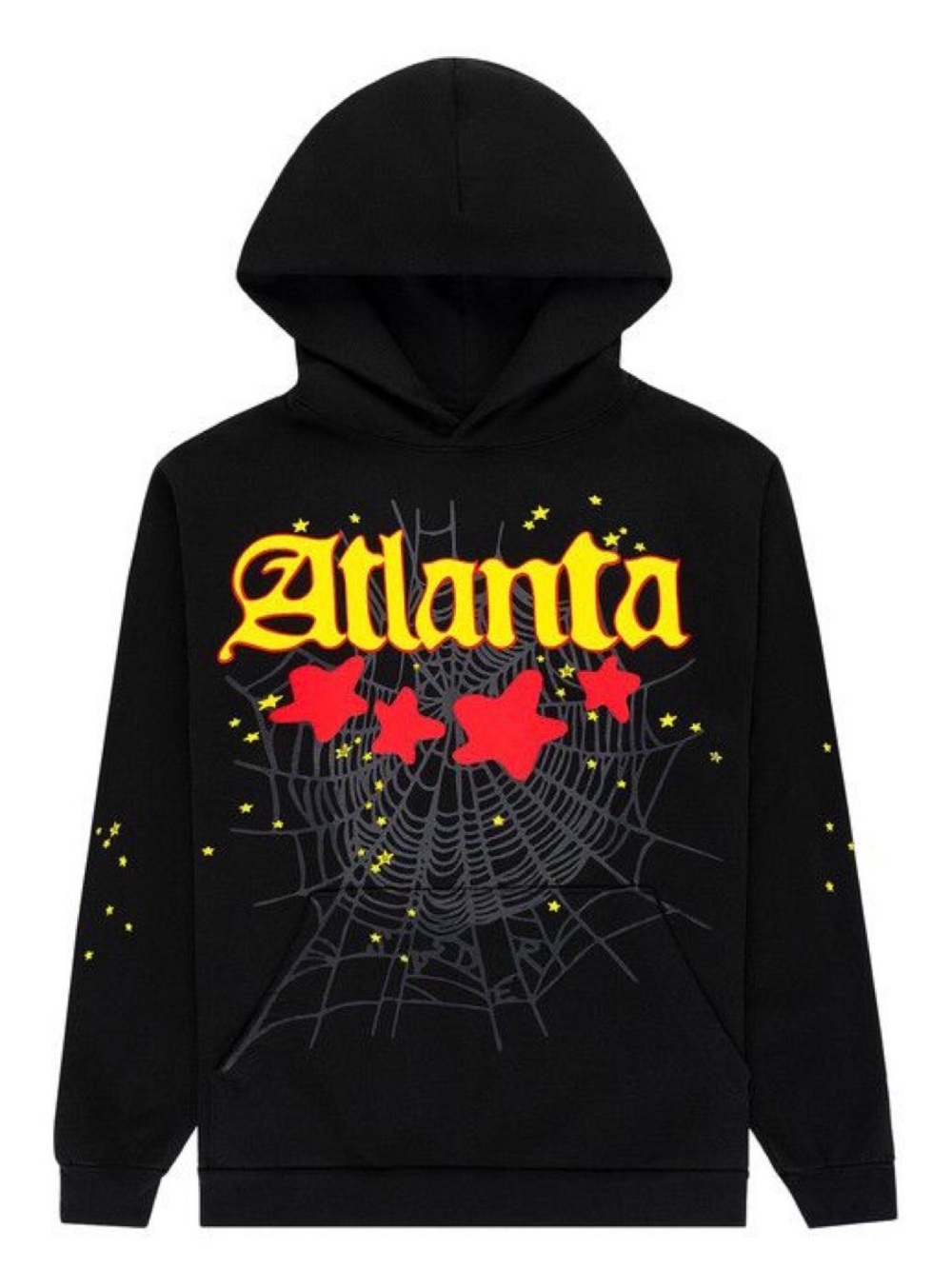 Black Atlanta Sp5der Hoodie